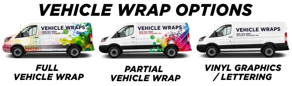 North Salt Lake Vehicle Wraps vehicle wrap options